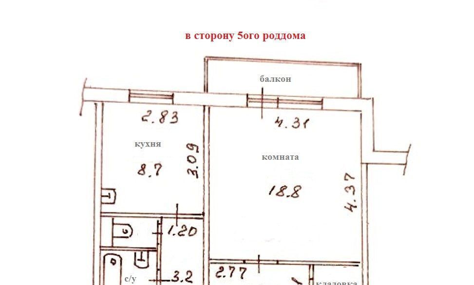 квартира г Красноярск р-н Октябрьский ул Кравченко 6 фото 16