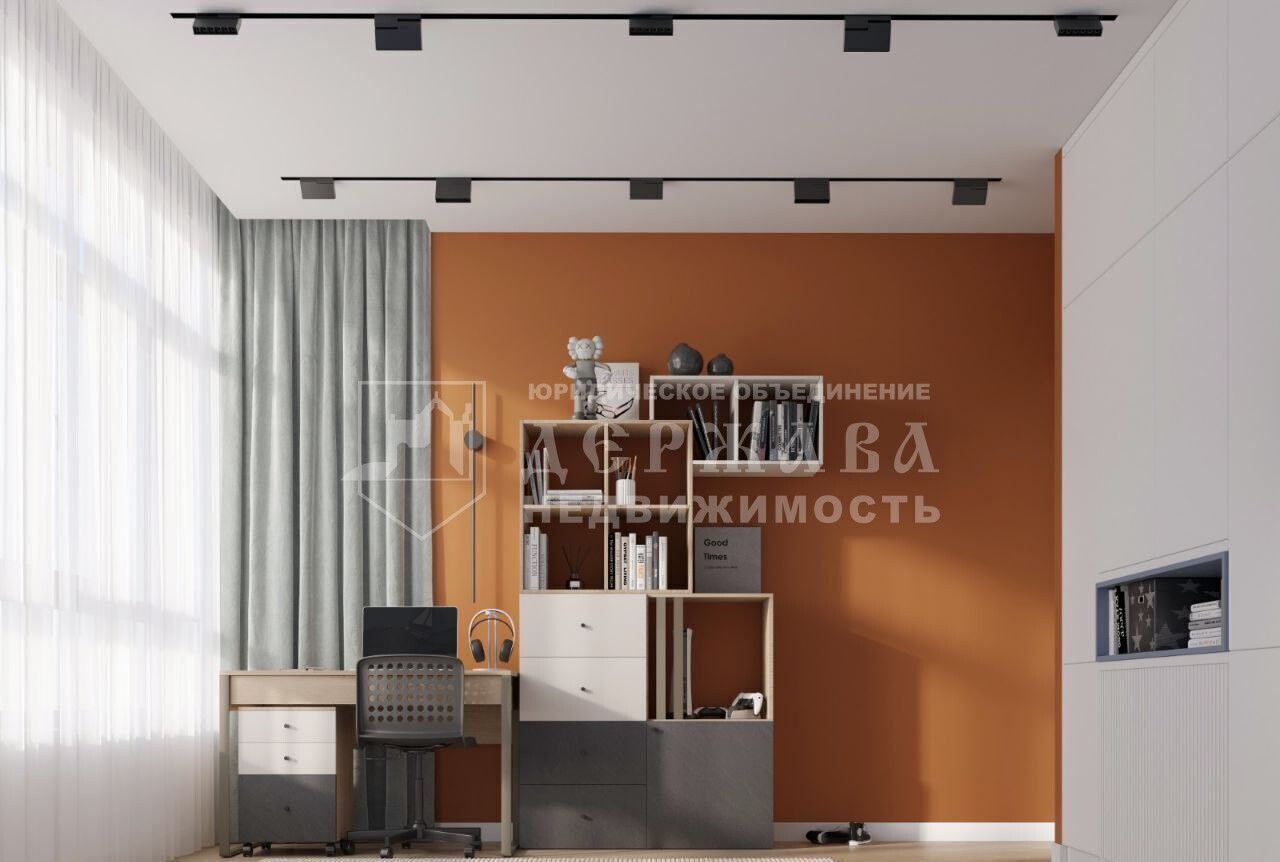 квартира г Кемерово р-н Ленинский мкр. 58В, стр. 1 фото 25