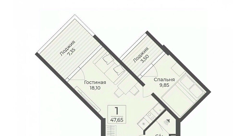 квартира г Саки Апартаментов Тамерун комплекс фото 1