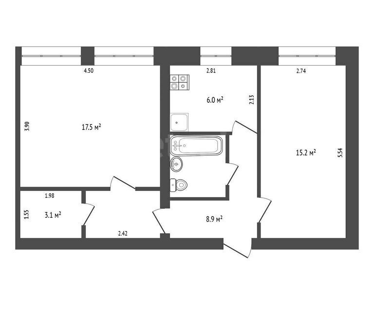 квартира г Омск ул 2-я Солнечная 29/2 фото 1
