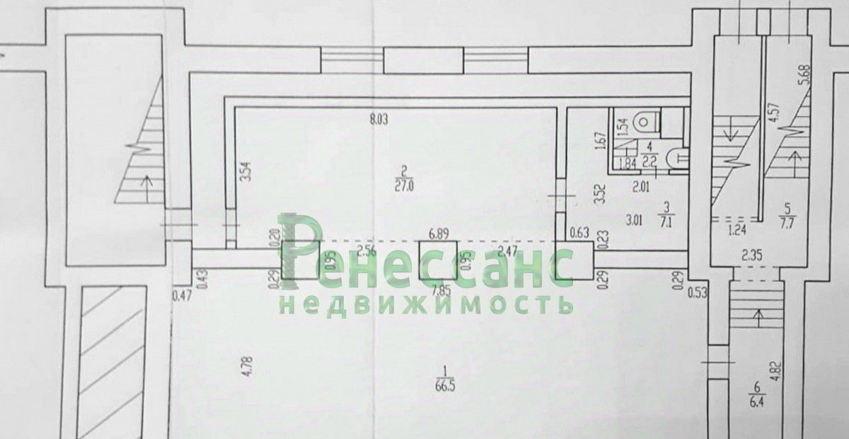 торговое помещение г Брянск рп Радица-Крыловка Бежицкий район р-н Бежицкий ул 3 Интернационала 2 фото 4