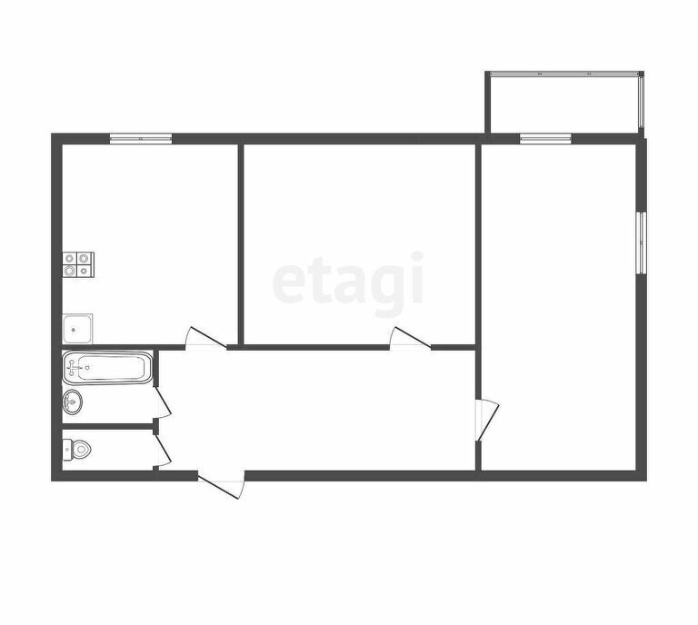 квартира г Тула ул Лейтейзена 1 фото 2