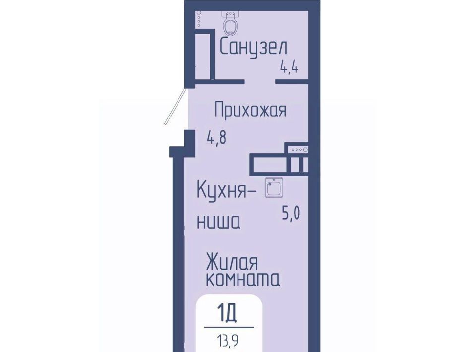 квартира г Красноярск р-н Октябрьский пр-кт Свободный фото 1