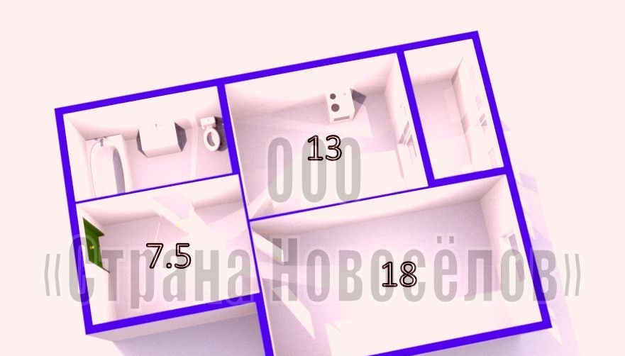 квартира г Саранск Светотехстрой Анны Лусс, 7в фото 2