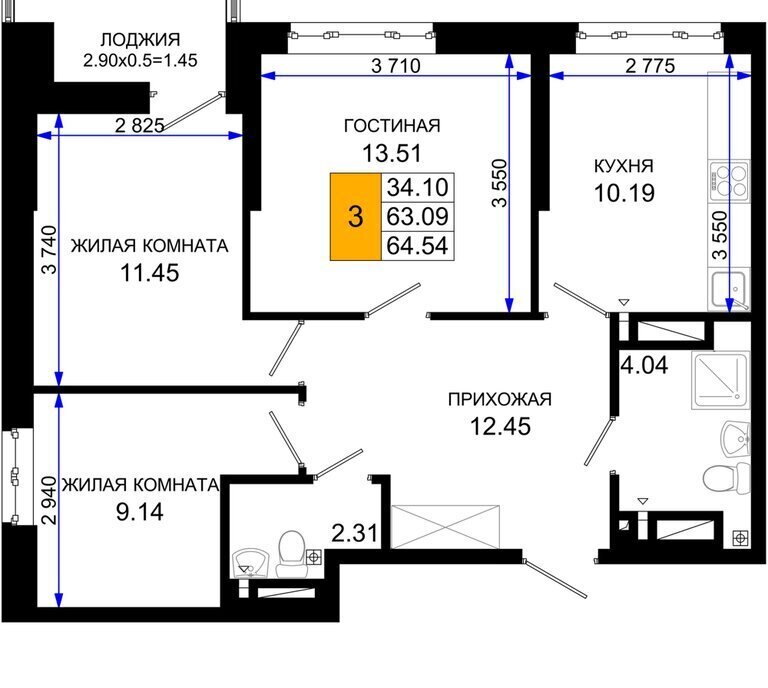 квартира г Ростов-на-Дону р-н Октябрьский Нефтекачка ЖК «Октябрь Парк» квартал фото 1