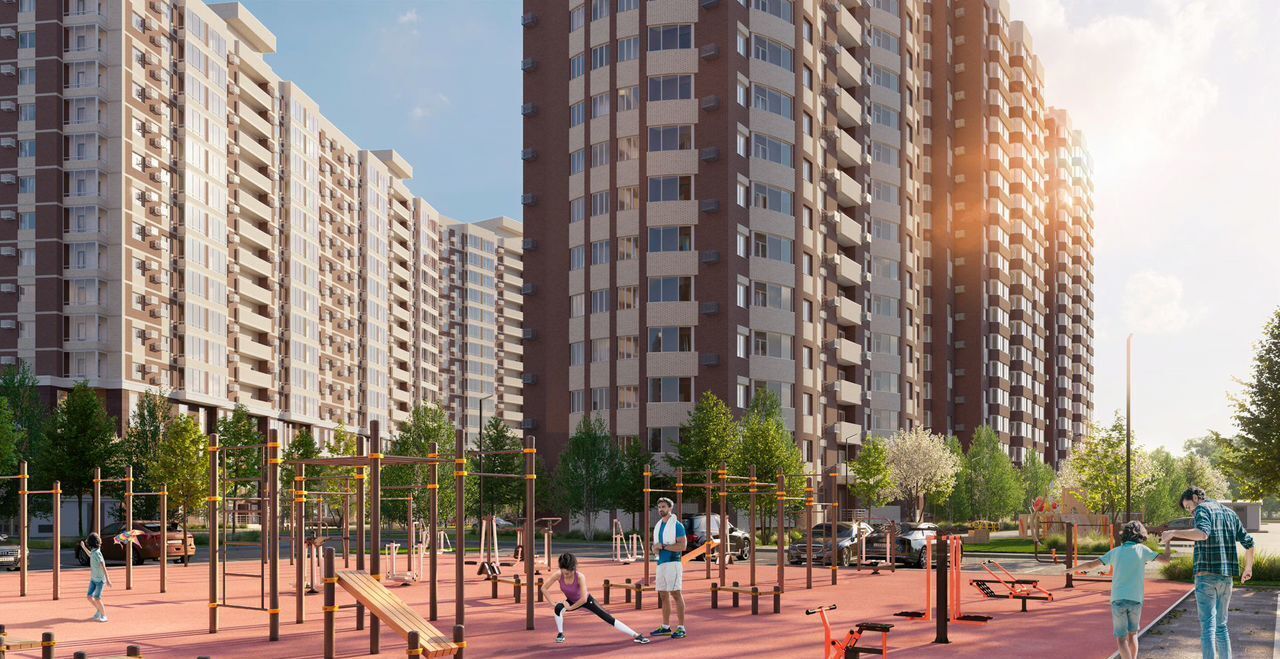 квартира г Краснодар р-н Прикубанский ул Ростовское Шоссе 30/7 ЖК «Лучший» корп. 1 фото 3