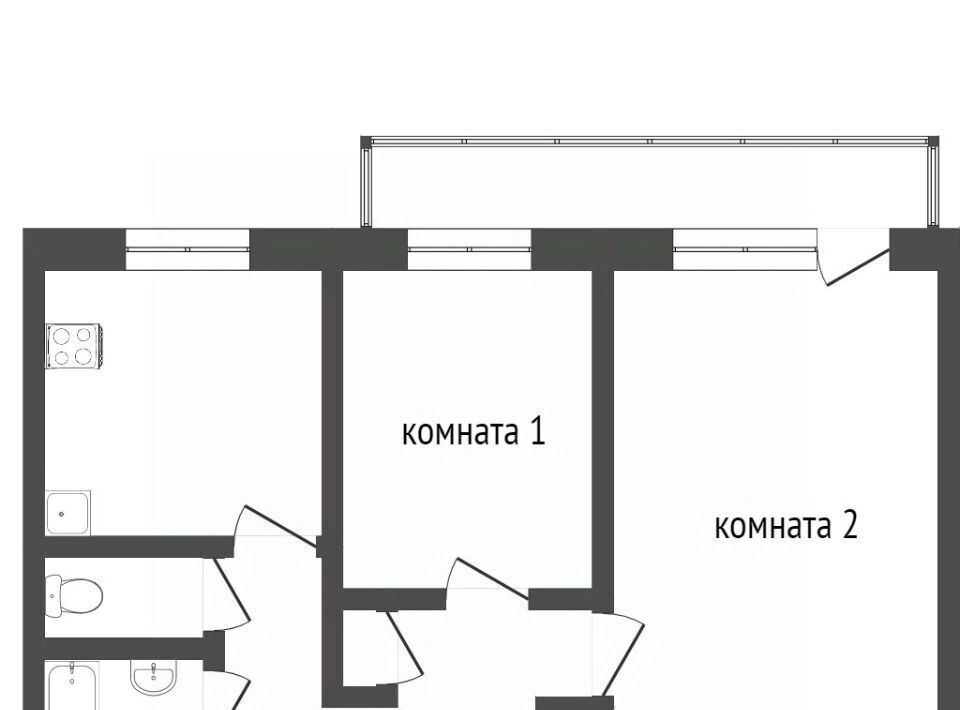квартира г Улан-Удэ п Восточный р-н Железнодорожный ул Туполева 16 фото 2