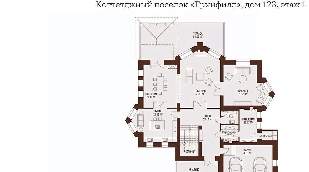 дом г Истра Гринфилд кп, Нахабино, 123 фото 44