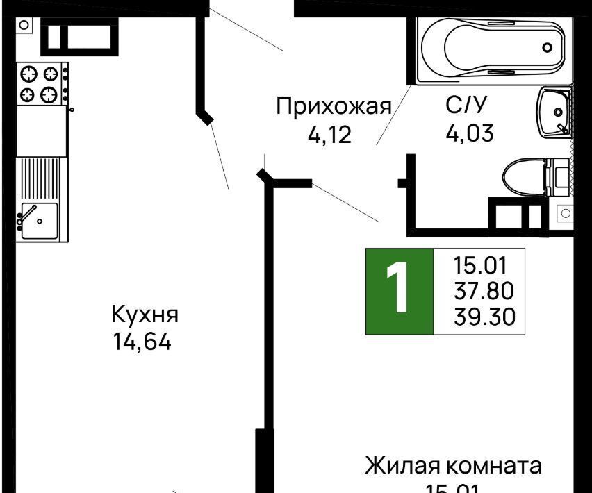 квартира г Майкоп ул 9 Мая 14а фото 1