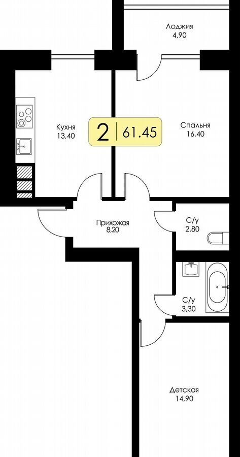квартира г Смоленск п Одинцово р-н Ленинский д. 5, блок-секц. 1, 2, 3 фото 1