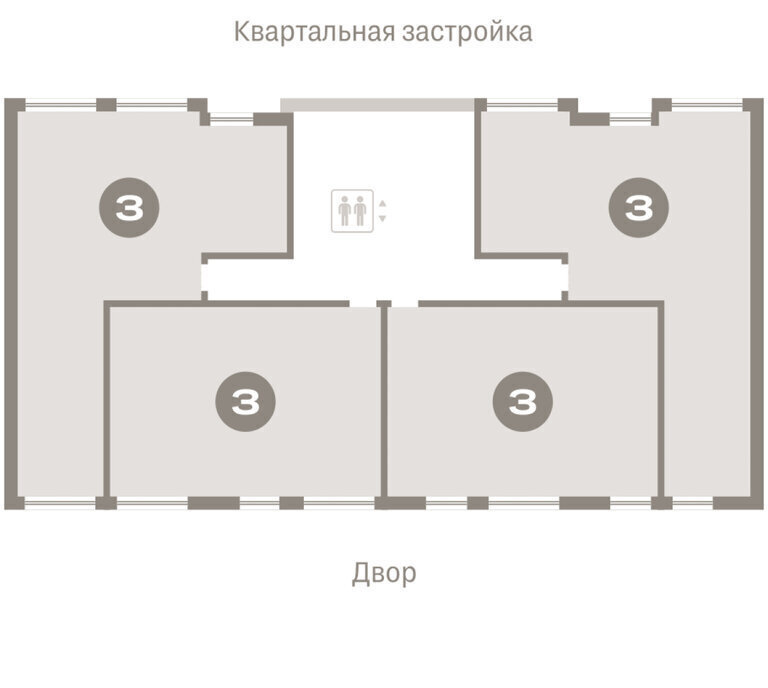 квартира г Тюмень ул Мысовская 26к/1 ЖК «Зарека» Центральный административный округ фото 3