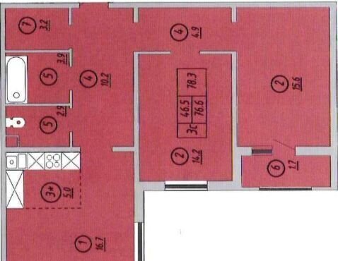 квартира г Оренбург р-н Дзержинский ул Автомобилистов 15 фото 3