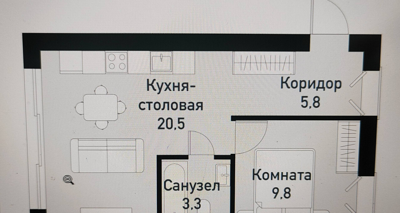 квартира г Челябинск Западный Привилегия м-н, Спортивная улица, 20 фото 1