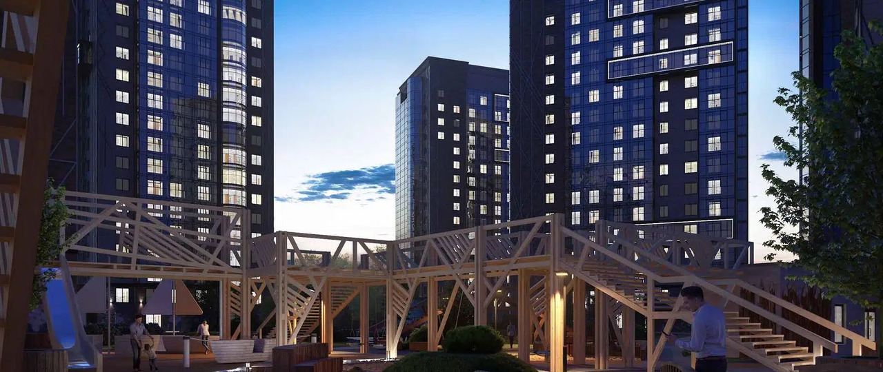 квартира г Красноярск Иннокентьевский микрорайон SCANDIS OZERO фото 3