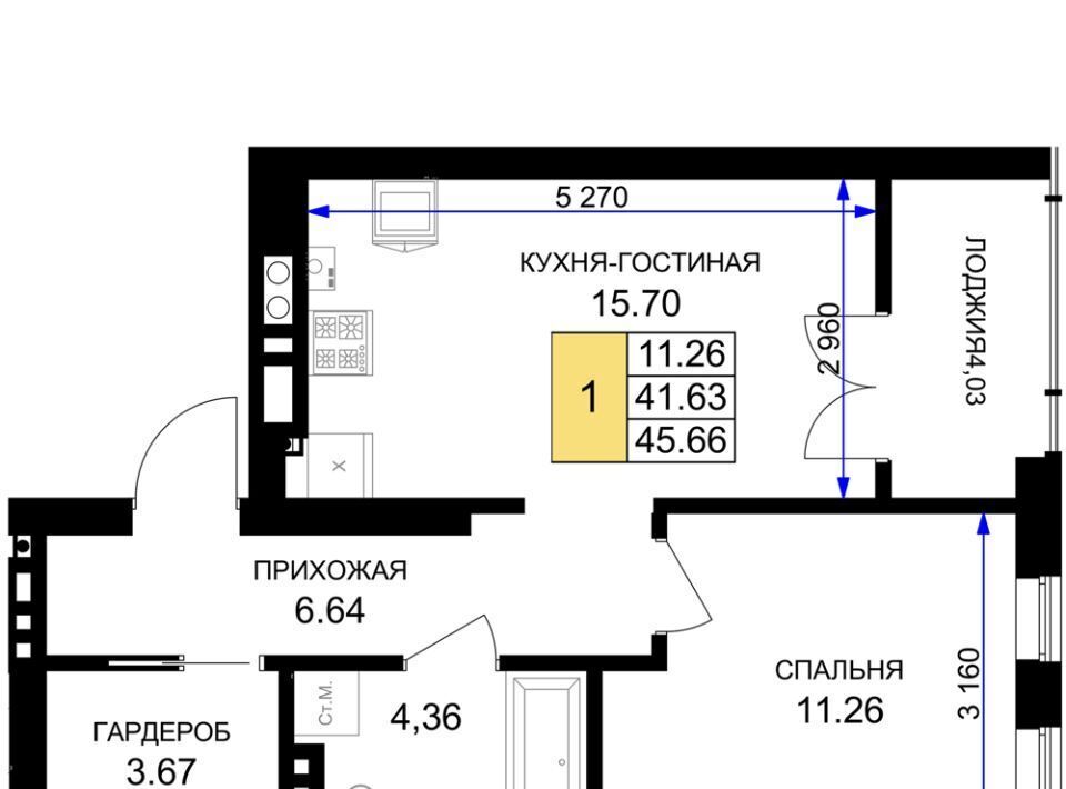 квартира р-н Гурьевский г Гурьевск ЖК «Включи» фото 1