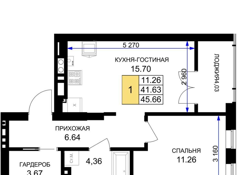 квартира р-н Гурьевский г Гурьевск ЖК «Включи» фото 1