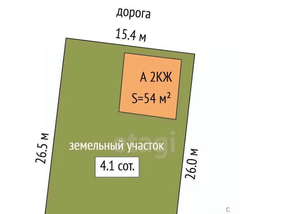 дом г Тюмень р-н Калининский ул Полевая СОСН Рябинка тер. фото 2