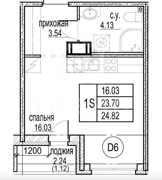 квартира р-н Всеволожский г Кудрово пр-кт Строителей 5 Улица Дыбенко фото 1