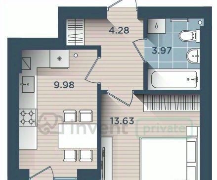 квартира г Калининград р-н Центральный ул Сержанта Мишина 81к/2 фото 2