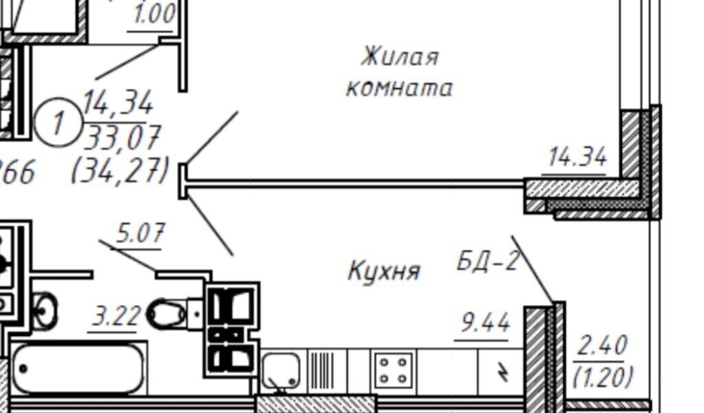 квартира г Киров р-н Первомайский ул Володарского 229 фото 1