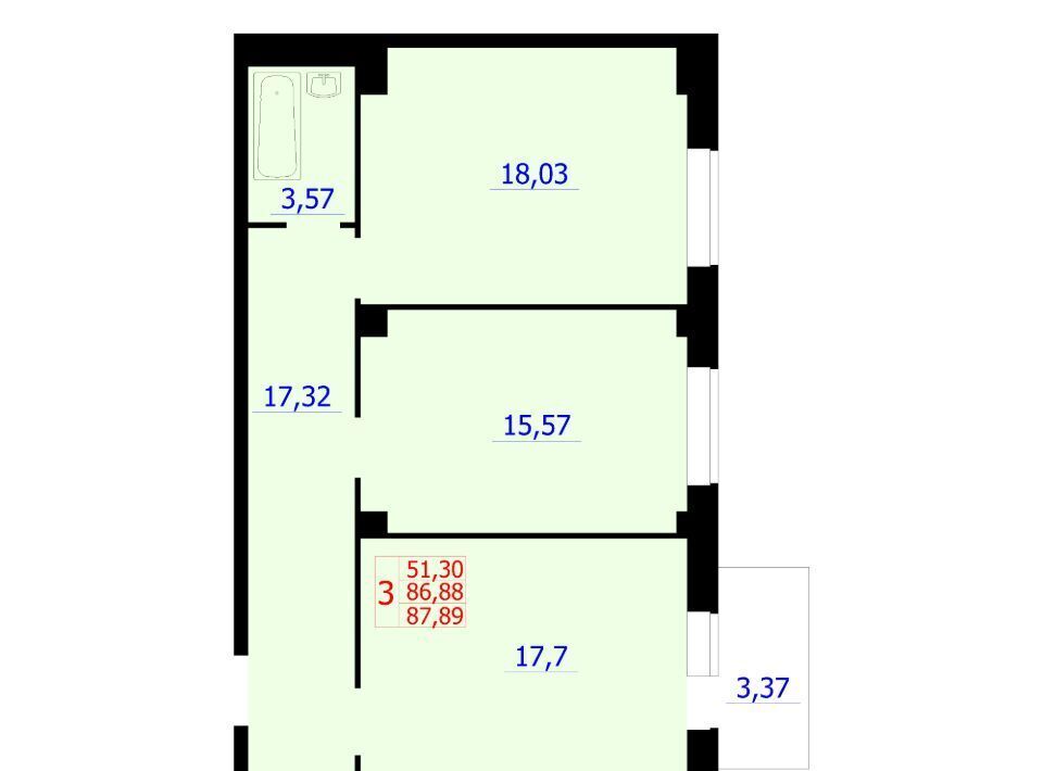 квартира г Красноярск р-н Центральный ш Северное фото 1