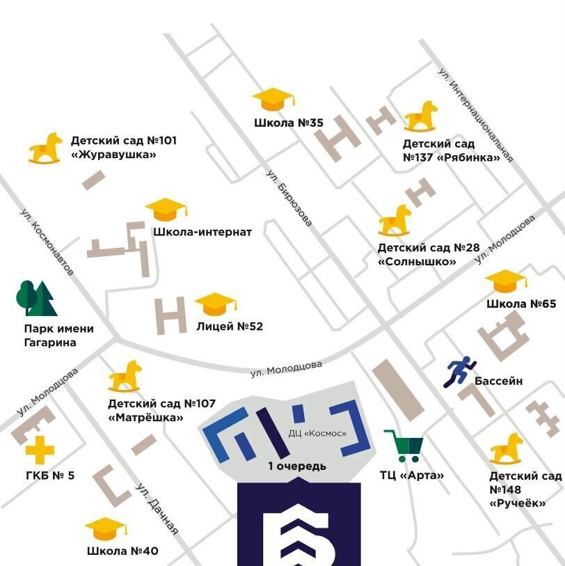 квартира г Рязань р-н Московский ул Космонавтов 16 фото 8