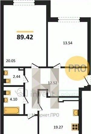 квартира г Калининград р-н Ленинградский ул Куйбышева 84 фото 12