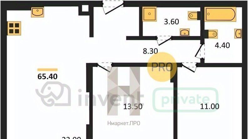 квартира р-н Гурьевский г Гурьевск ул Лазурная 18 ЖК «RiverPark» фото 11
