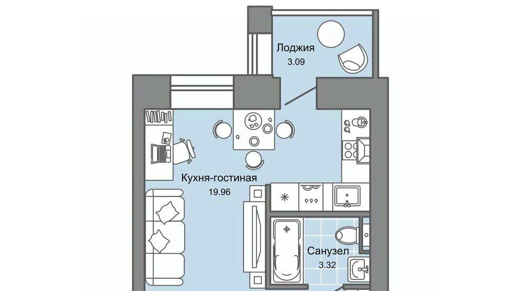 квартира г Пермь р-н Дзержинский ул Дзержинского 35а фото 1