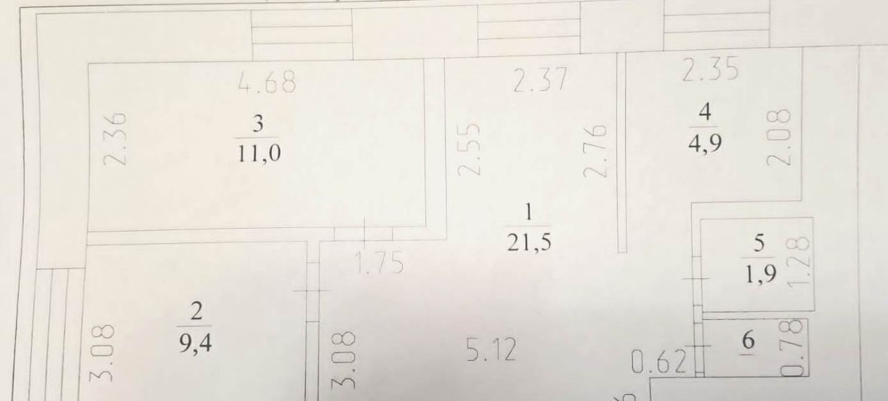 квартира г Кемерово р-н Центральный ул Николая Островского 23 фото 33