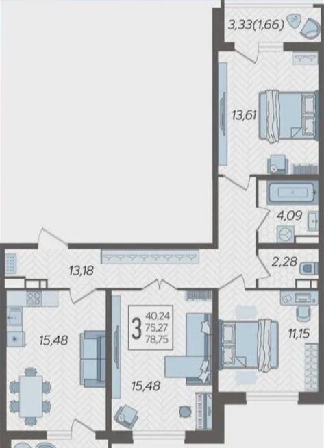 квартира г Краснодар р-н Карасунский ул Уральская 87/7 фото 4
