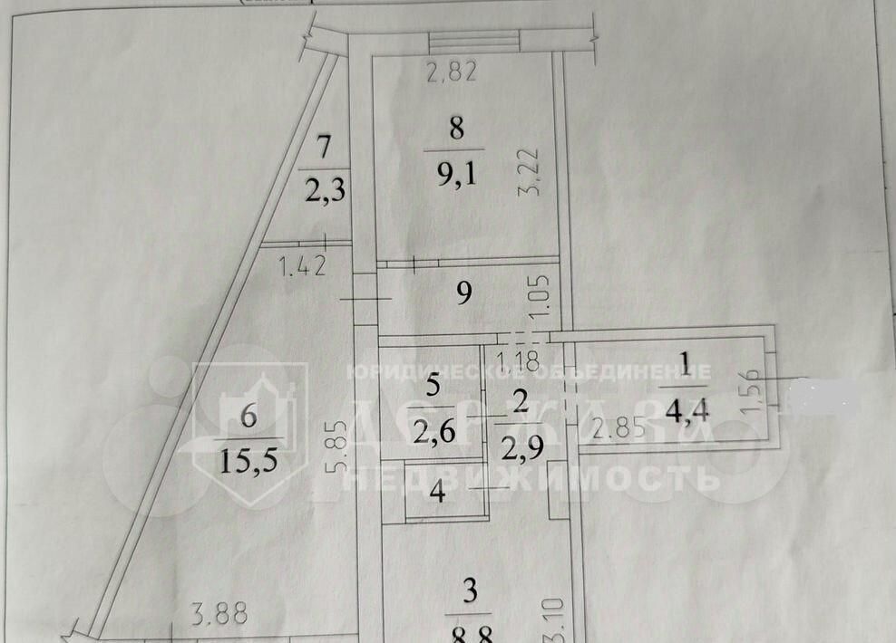 квартира г Кемерово р-н Заводский ул Свободы 11а фото 2