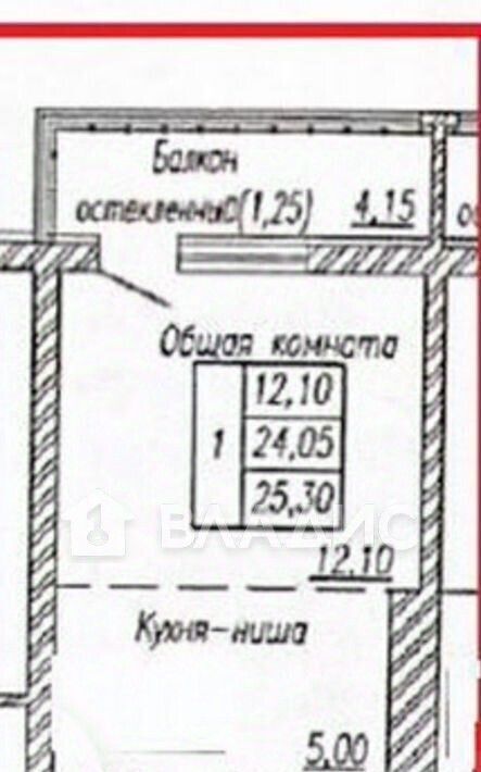 квартира г Калининград р-н Московский ул Батальная 100 фото 2