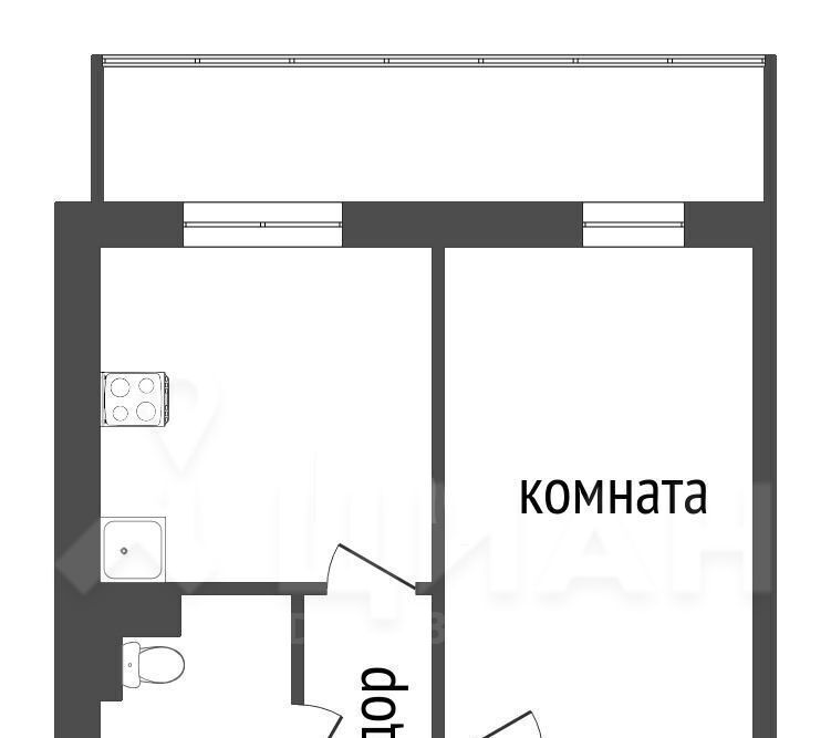 квартира г Челябинск р-н Ленинский ул Пограничная 28а фото 2