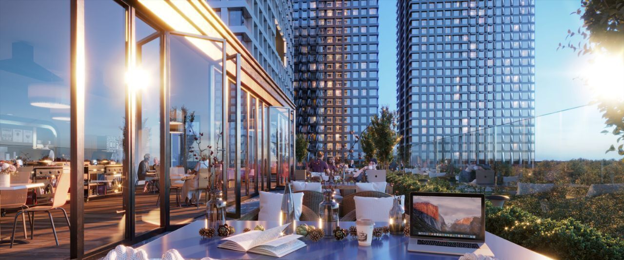 квартира г Москва метро Бутырская проезд Огородный Квартал небоскребов Upside Towers муниципальный округ Бутырский фото 12