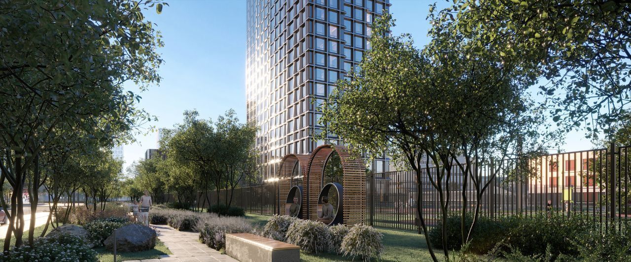 квартира г Москва метро Бутырская проезд Огородный Квартал небоскребов Upside Towers муниципальный округ Бутырский фото 17