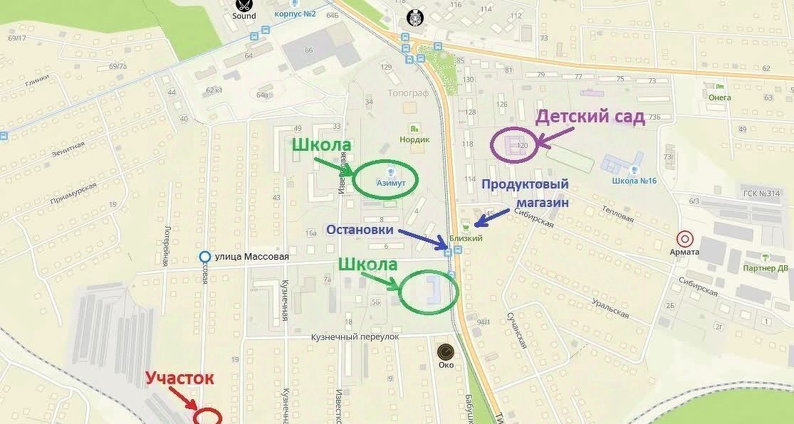 земля г Хабаровск р-н Кировский ул Массовая 4 фото 18