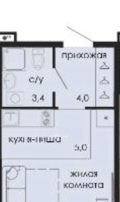 квартира г Пермь р-н Мотовилихинский ул Кузнецкая 43в фото 2