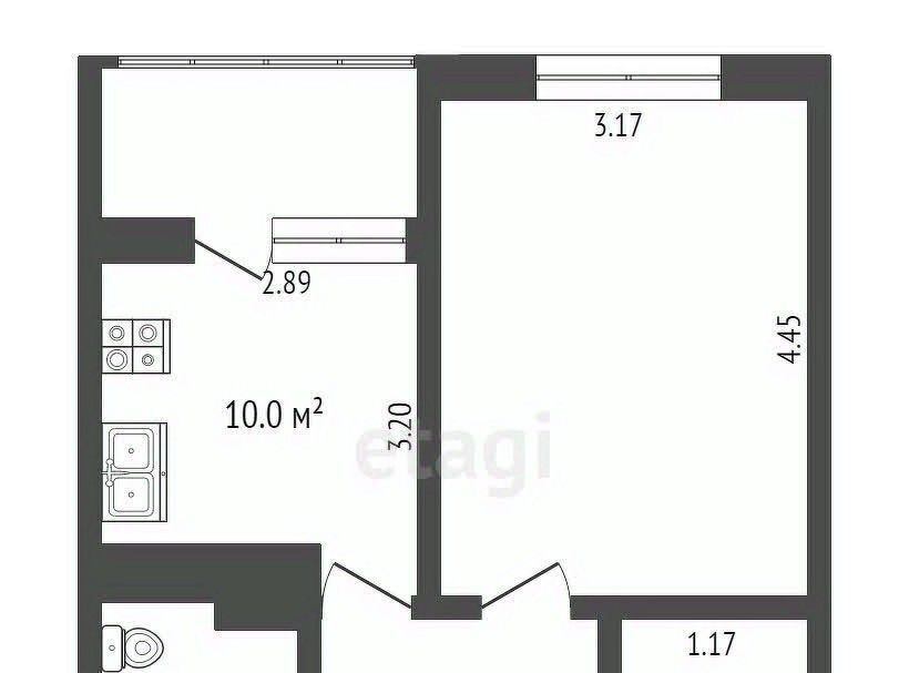 квартира г Сургут тракт Югорский 4 35-й фото 2