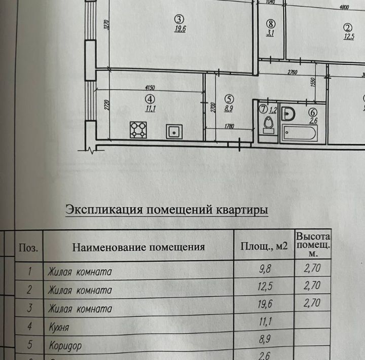 квартира г Надым наб. Имени С. А. Оруджева фото 1