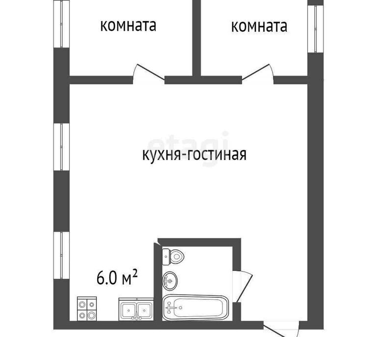 квартира г Ярославль р-н Фрунзенский пр-кт Фрунзе 35/17 Сокол фото 1