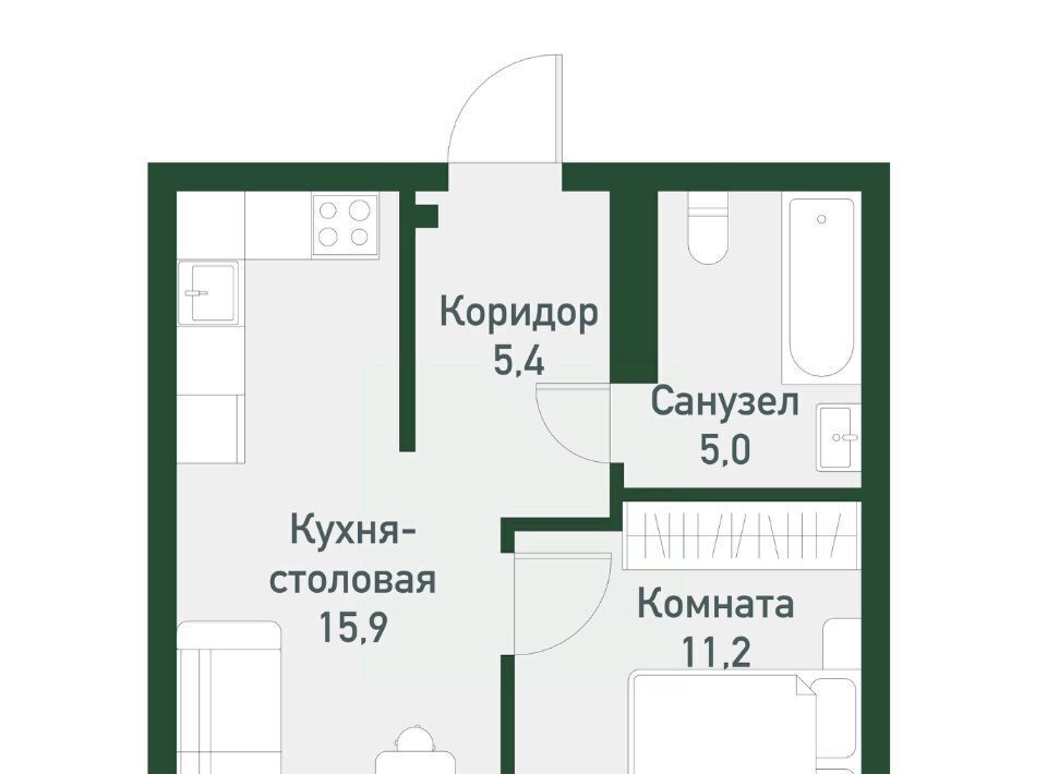 квартира г Челябинск Западный Кременкульское сельское поселение фото 1