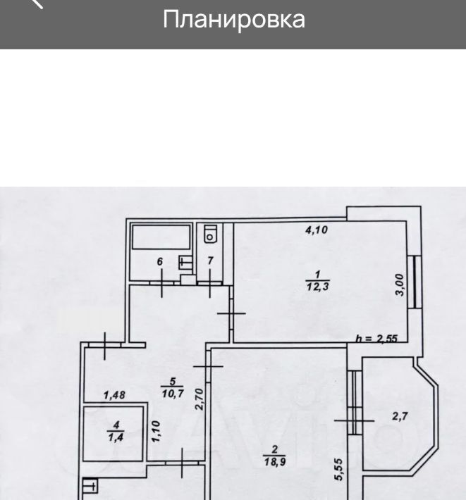 квартира г Тверь р-н Центральный пр-кт Победы 7к/2 фото 1