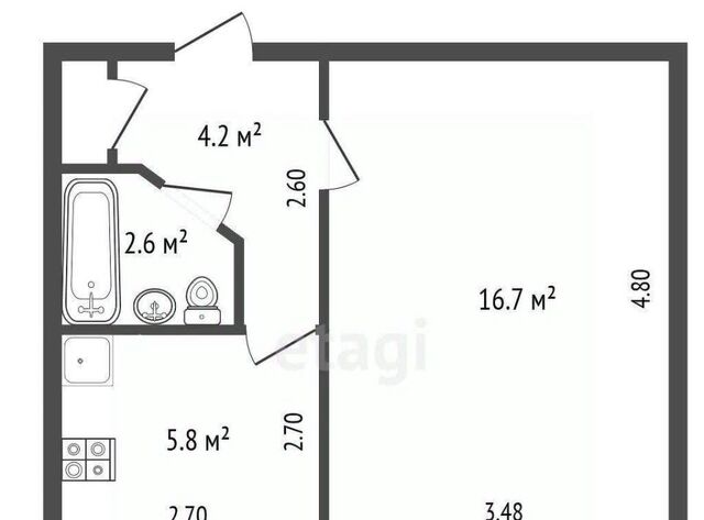 квартира мкр Входной р-н Ленинский 22 фото