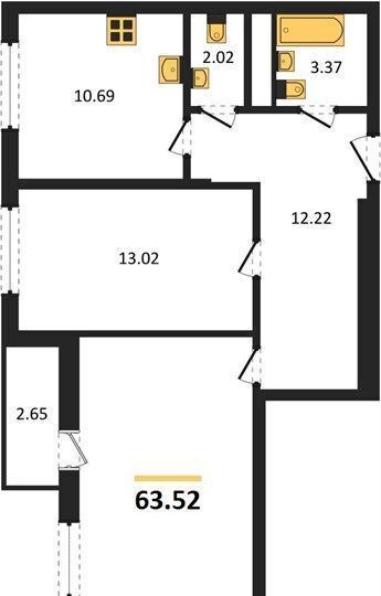 квартира г Симферополь ул. Балаклавская/Козлова, д. 23 фото 2