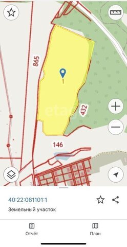 земля Р-132, обход города Калуга от М-3 Украина, 22-й километр фото