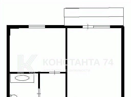 квартира г Челябинск р-н Ленинский ул Новороссийская 47а фото 16