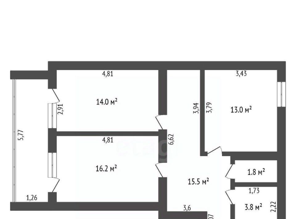 квартира г Благовещенск ул Конная 33 фото 2