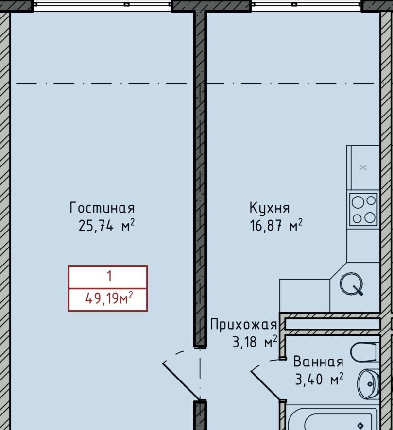 квартира г Махачкала р-н Кировский ул Даганова 140 фото 2