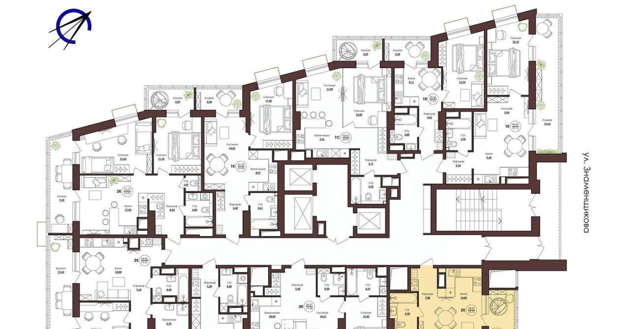 квартира г Хабаровск р-н Кировский ул Советская 33 фото 3